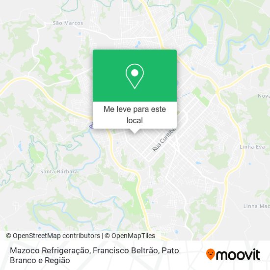 Mazoco Refrigeração mapa