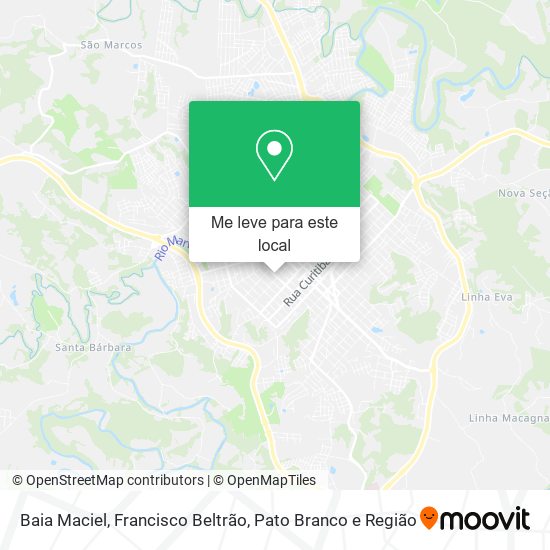 Baia Maciel mapa