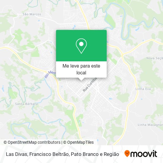 Las Divas mapa