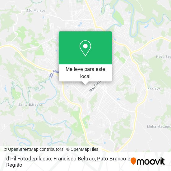 d'Pil Fotodepilação mapa