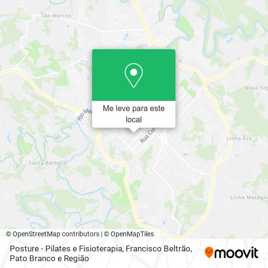 Posture - Pilates e Fisioterapia mapa