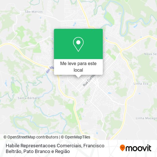 Habile Representacoes Comerciais mapa