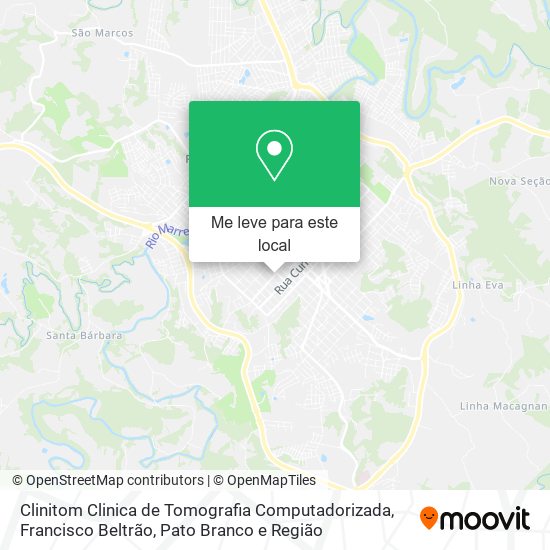 Clinitom Clinica de Tomografia Computadorizada mapa