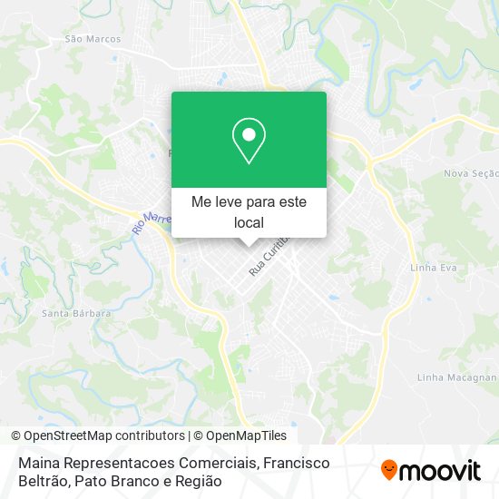 Maina Representacoes Comerciais mapa