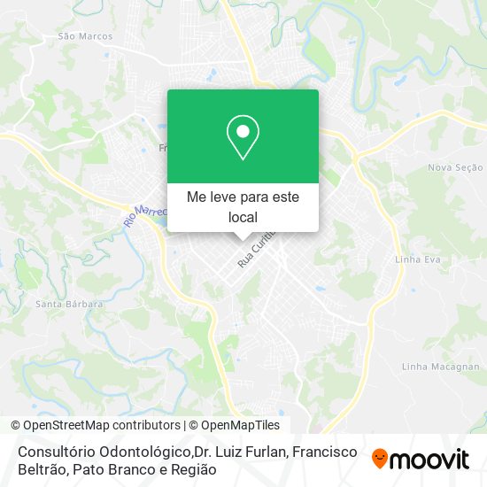 Consultório Odontológico,Dr. Luiz Furlan mapa