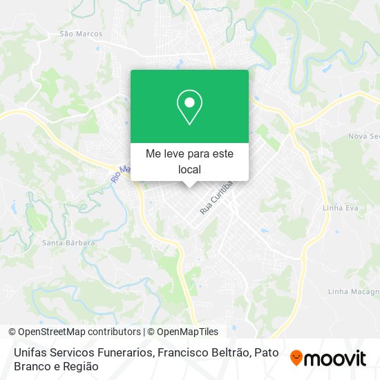Unifas Servicos Funerarios mapa