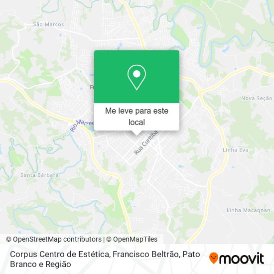 Corpus Centro de Estética mapa