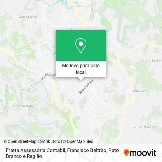 Fratta Assessoria Contábil mapa