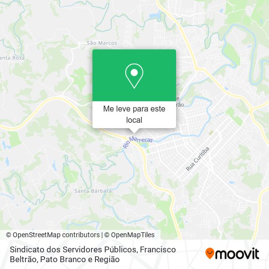 Sindicato dos Servidores Públicos mapa