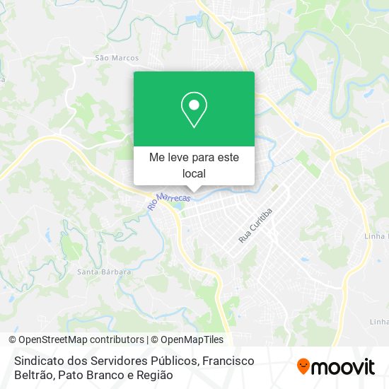 Sindicato dos Servidores Públicos mapa