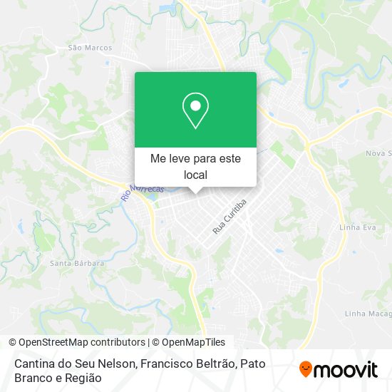 Cantina do Seu Nelson mapa
