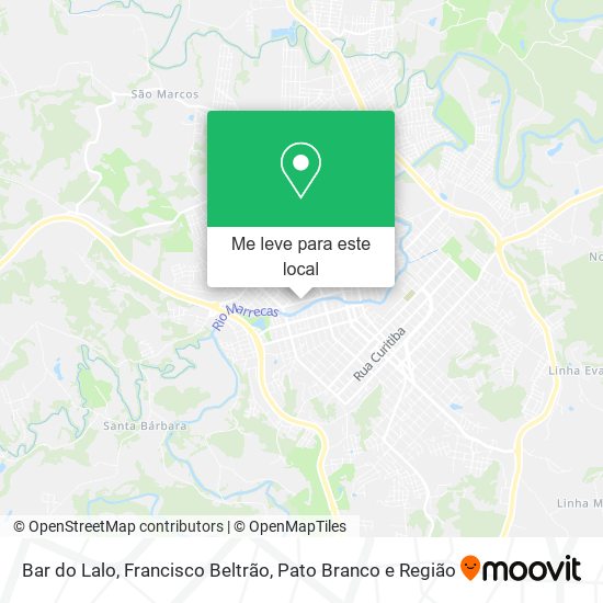 Bar do Lalo mapa