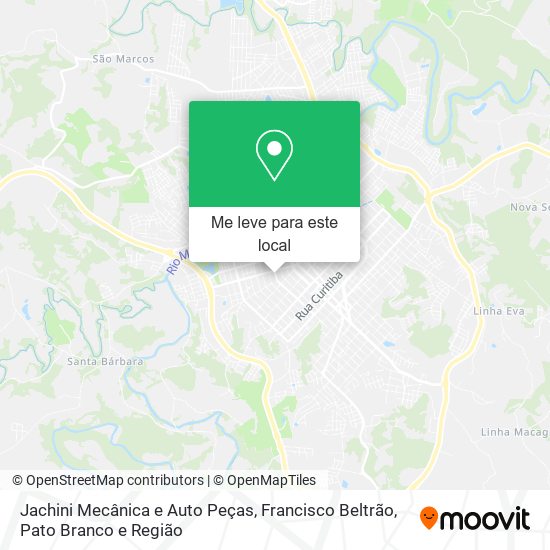 Jachini Mecânica e Auto Peças mapa