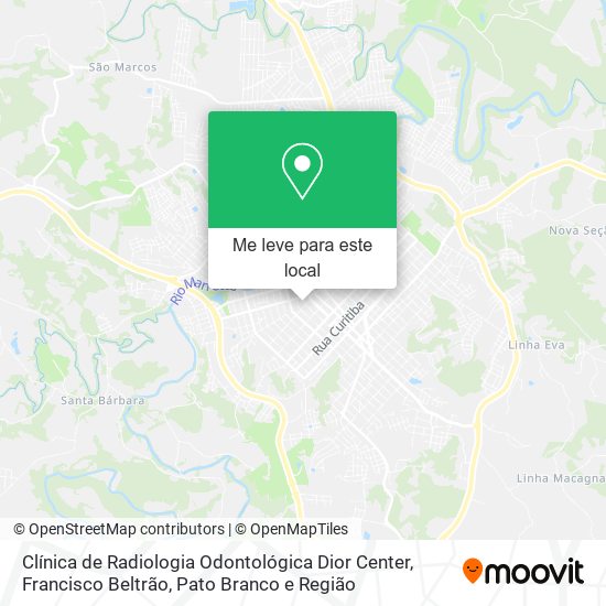 Clínica de Radiologia Odontológica Dior Center mapa