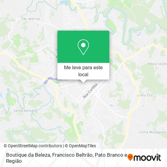 Boutique da Beleza mapa