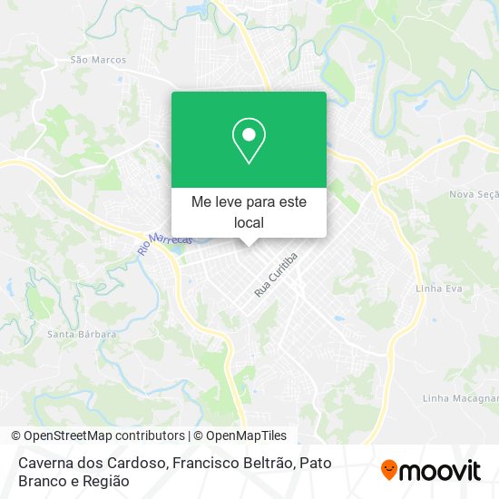 Caverna dos Cardoso mapa