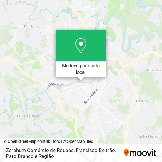 Zerohum Comércio de Roupas mapa
