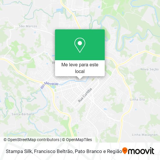 Stampa Silk mapa