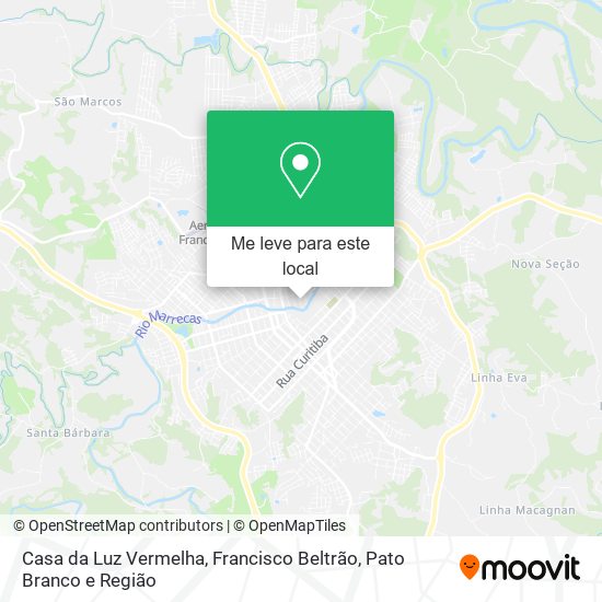 Casa da Luz Vermelha mapa