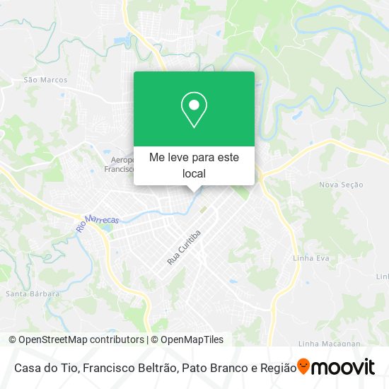 Casa do Tio mapa