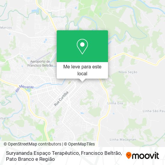 Suryananda Espaço Terapêutico mapa