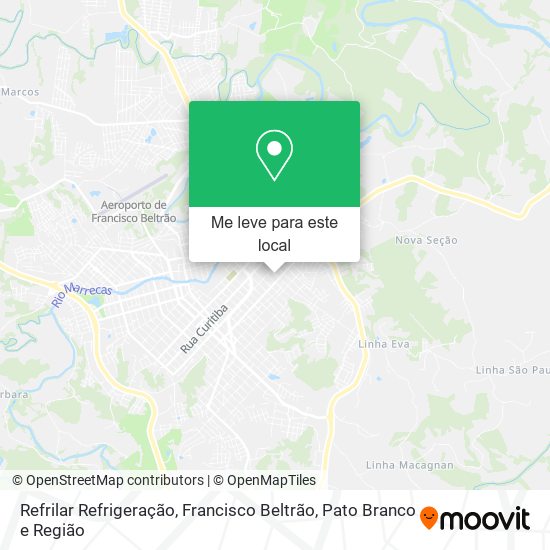 Refrilar Refrigeração mapa