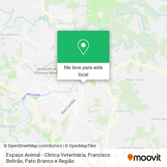 Espaço Animal - Clínica Veterinária mapa