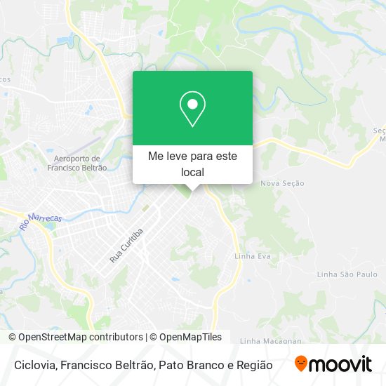 Ciclovia mapa