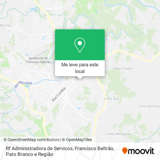 Rf Administradora de Servicos mapa