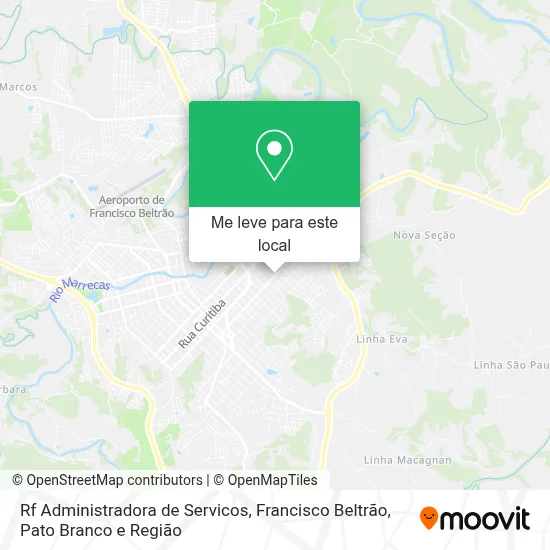 Rf Administradora de Servicos mapa