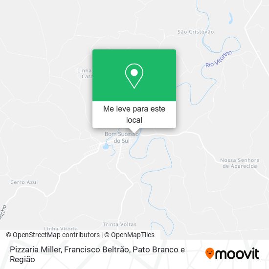 Pizzaria Miller mapa