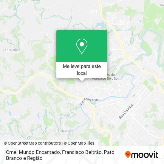 Cmei Mundo Encantado mapa