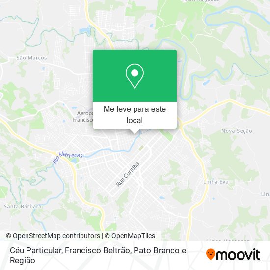 Céu Particular mapa