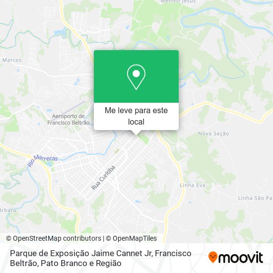 Parque de Exposição Jaime Cannet Jr mapa