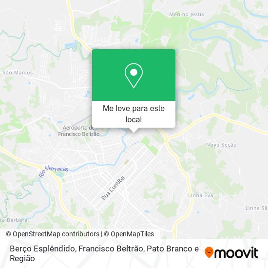 Berço Esplêndido mapa