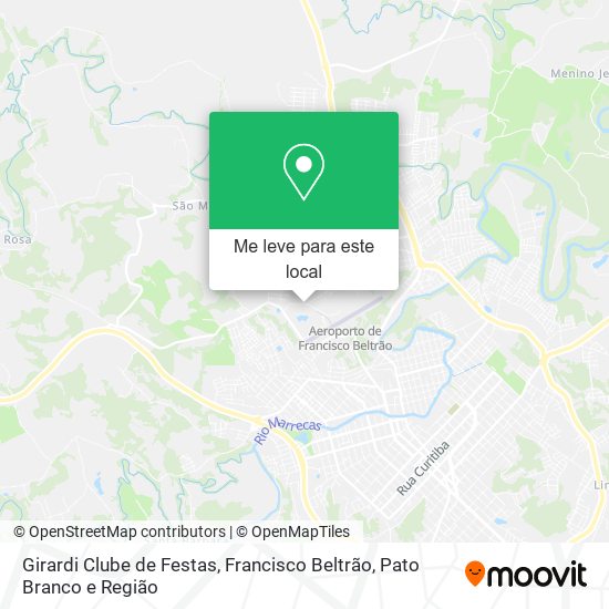 Girardi Clube de Festas mapa