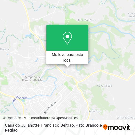 Casa do Julianotte mapa