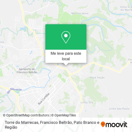 Torre do Marrecas mapa