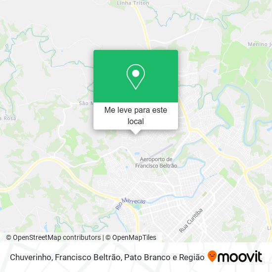 Chuverinho mapa