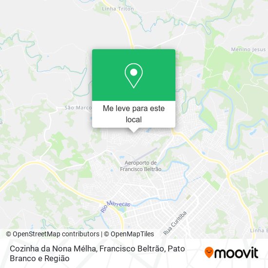 Cozinha da Nona Mélha mapa