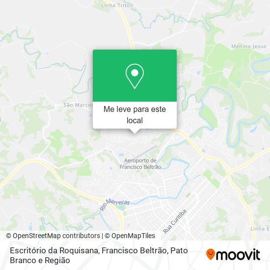 Escritório da Roquisana mapa