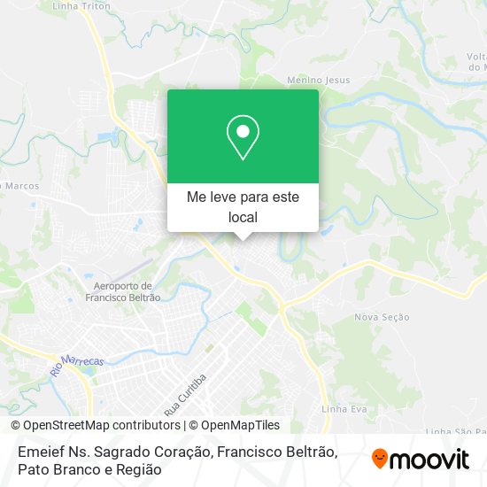 Emeief Ns. Sagrado Coração mapa