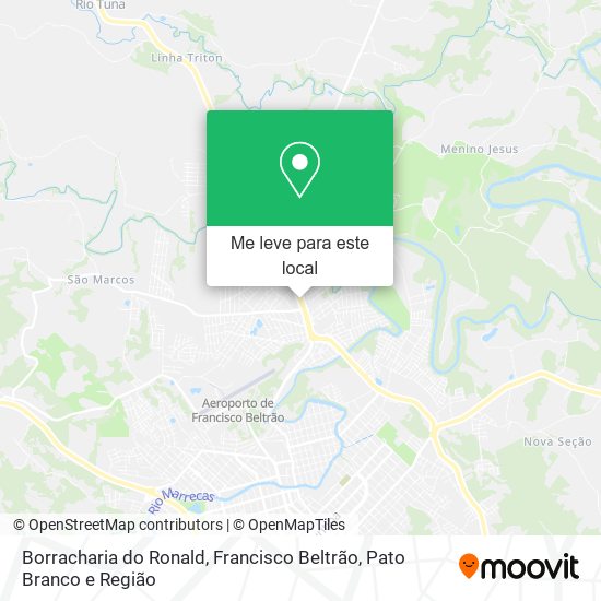 Borracharia do Ronald mapa