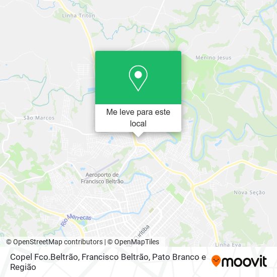 Copel Fco.Beltrão mapa