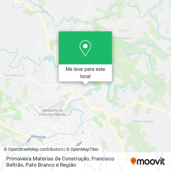 Primaveira Matérias de Construção mapa