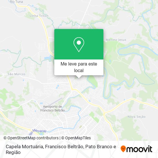 Capela Mortuária mapa