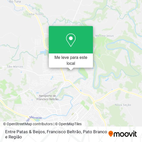 Entre Patas & Beijos mapa
