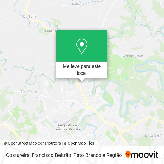 Costureira mapa