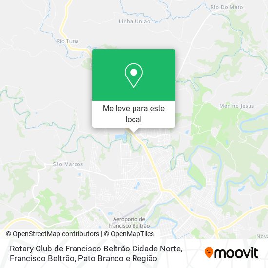 Rotary Club de Francisco Beltrão Cidade Norte mapa