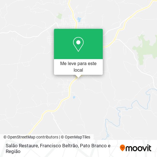 Salão Restaure mapa
